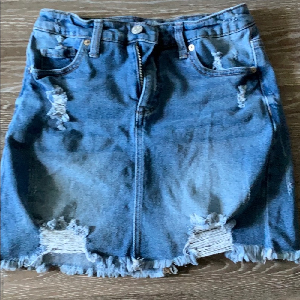 Wild Fable Jean Skirt